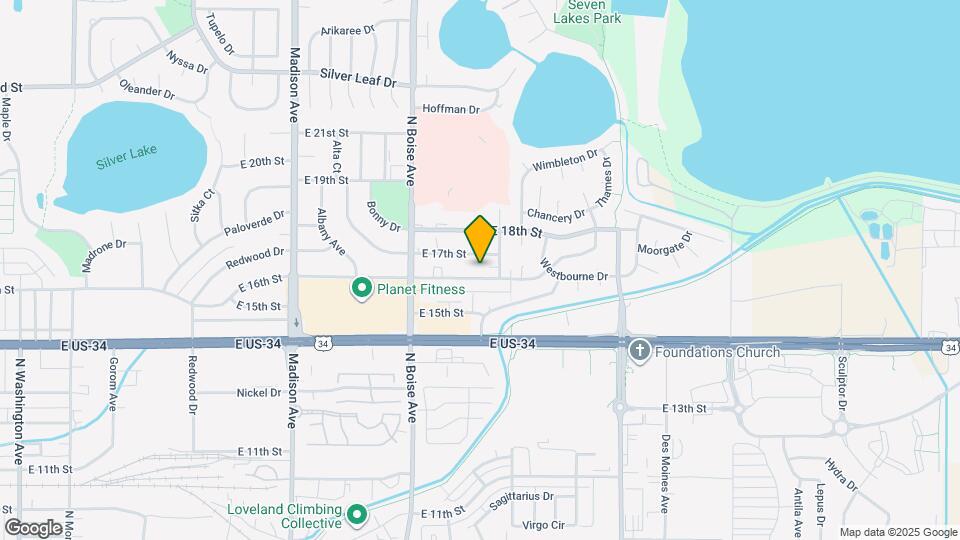 1831 E 16th St Map and Location Details