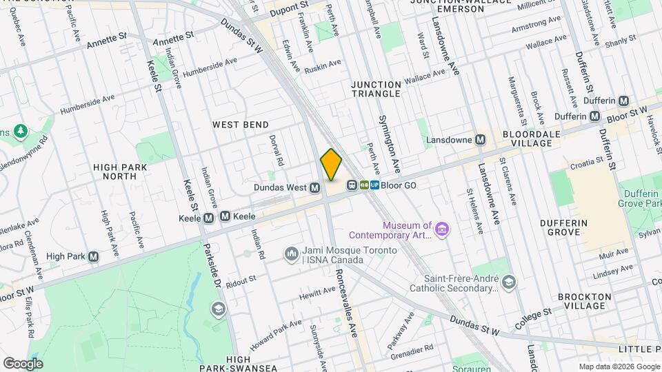 2350 Dundas St W Map and Location Details