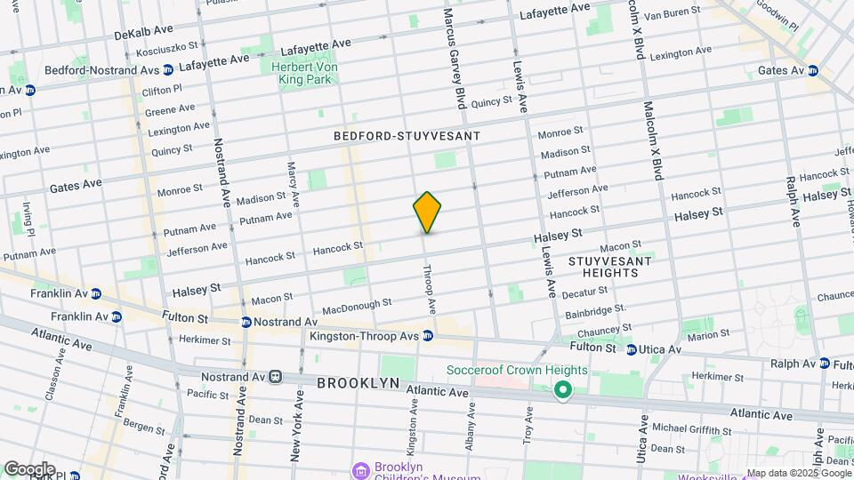 545 Throop Ave Mapa y Detalles de la Ubicación