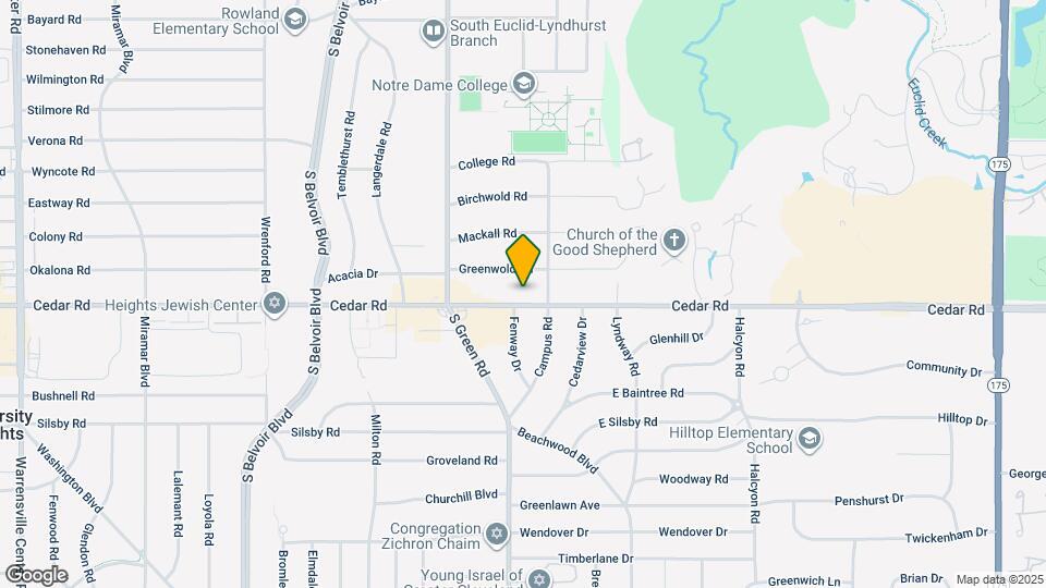 14535 Cedar Rd Map and Location Details