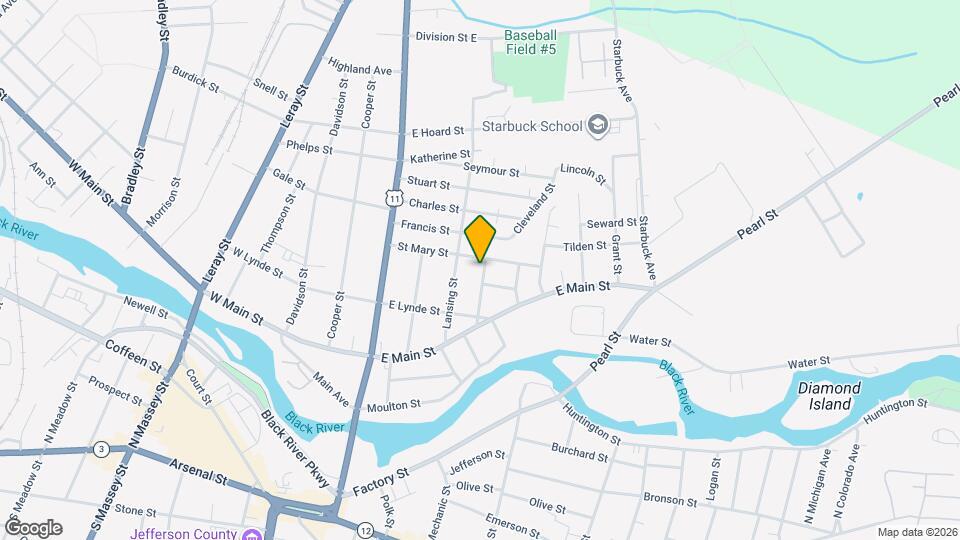 641 Burlington St Map and Location Details