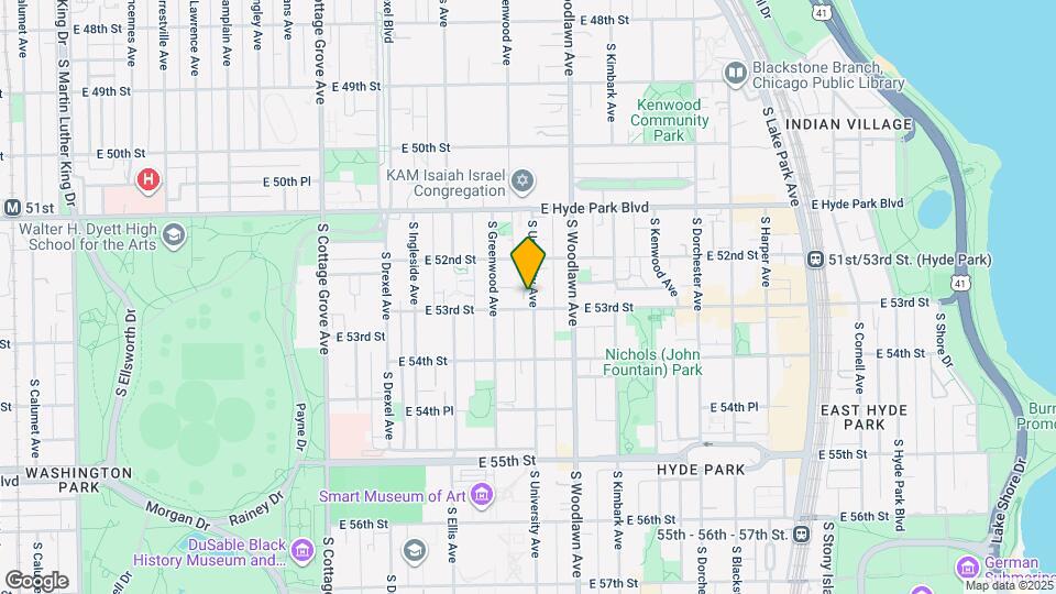 5230 S University Ave Mapa y Detalles de la Ubicación