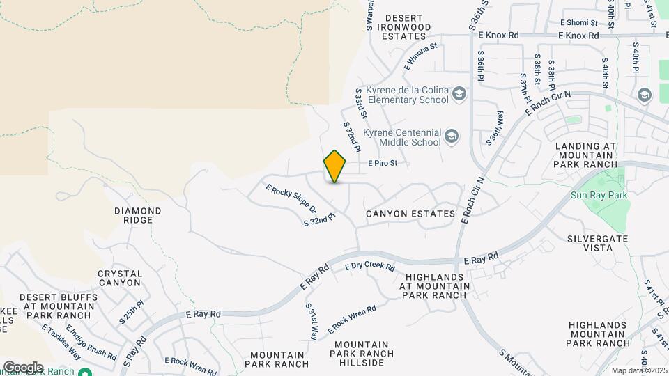 3213 E Desert Flower Ln Map and Location Details