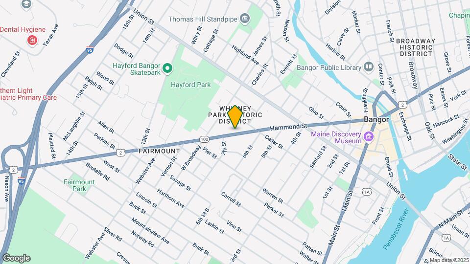 409-2 Hammond St, Unit 2 Map and Location Details
