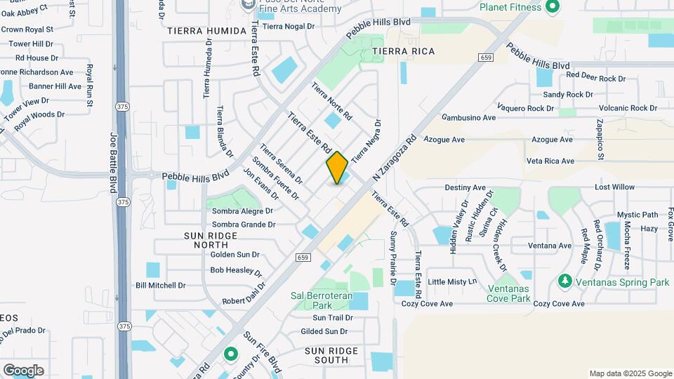 12537 Tierra Libre Way Map and Location Details