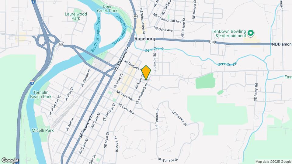 1138 SE Washington Ave Map and Location Details