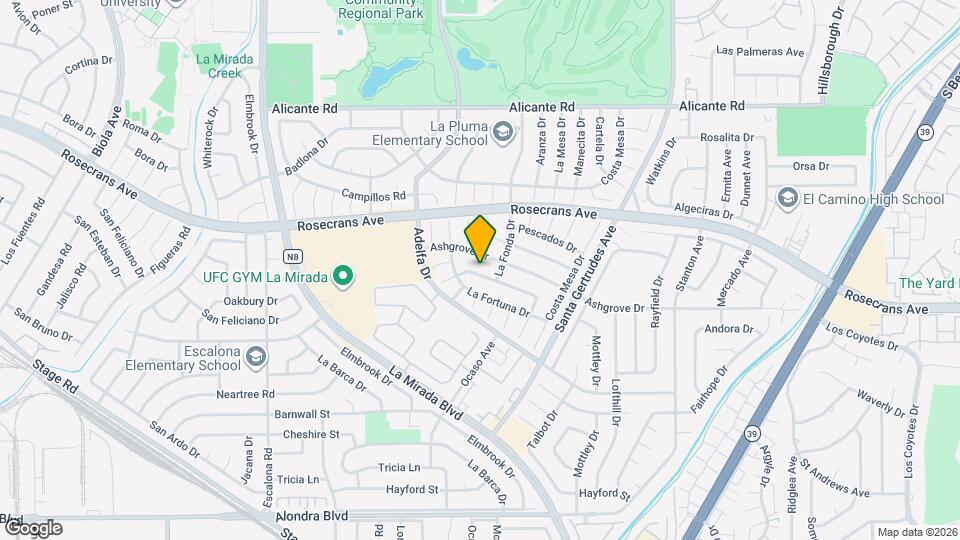 15431 Oakbury Dr Map and Location Details