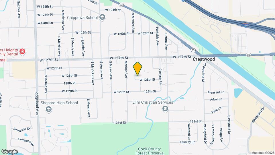 5752 W 128th St Map and Location Details