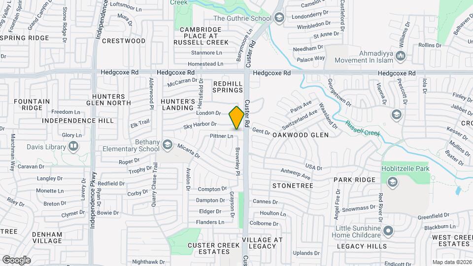2205 Pittner Ln Map and Location Details
