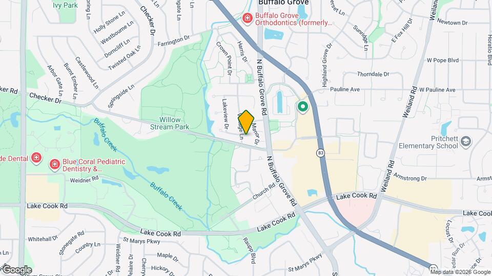 213 Vintage Ln Map and Location Details