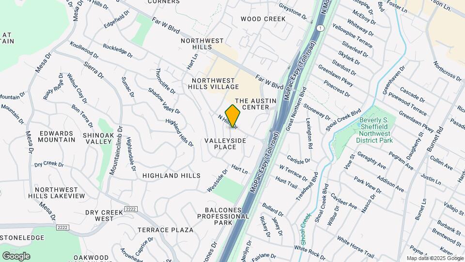 6637 Valleyside Rd Map and Location Details