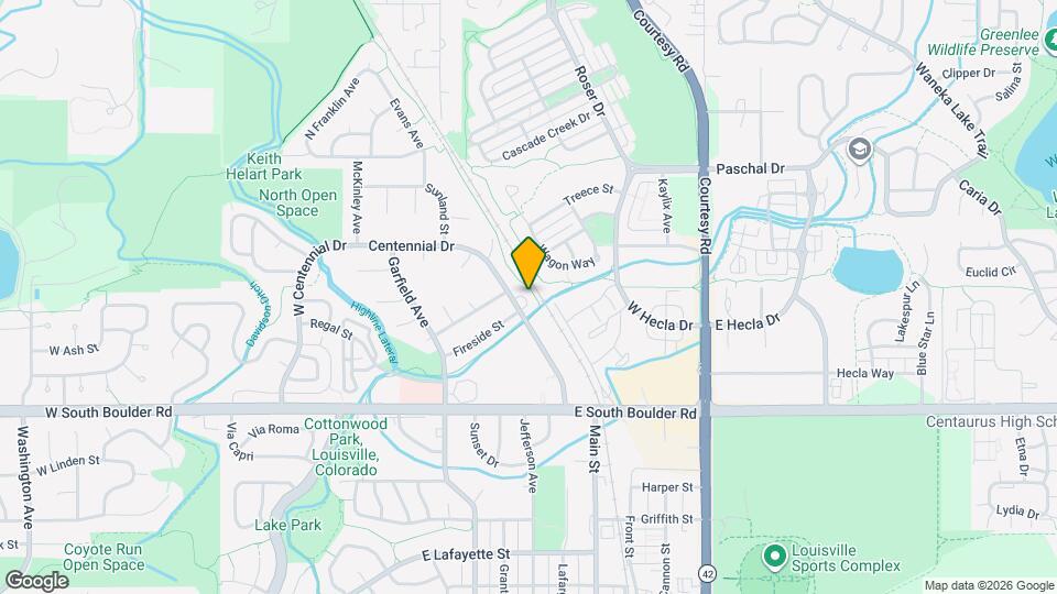 2020 Centennial Dr Map and Location Details