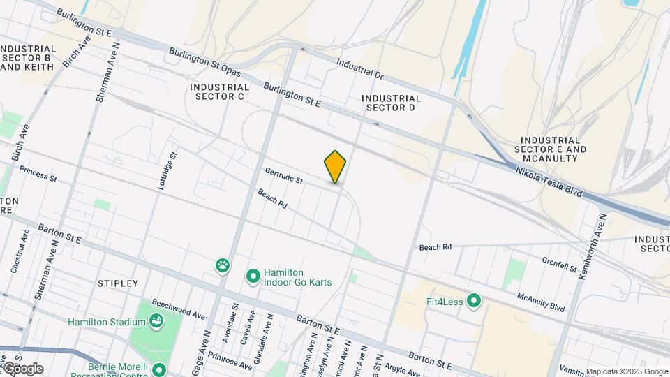 109 Gertrude St Map and Location Details