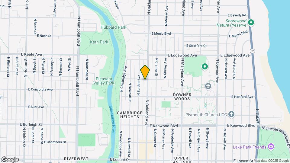 3373 N Oakland Ave Map and Location Details