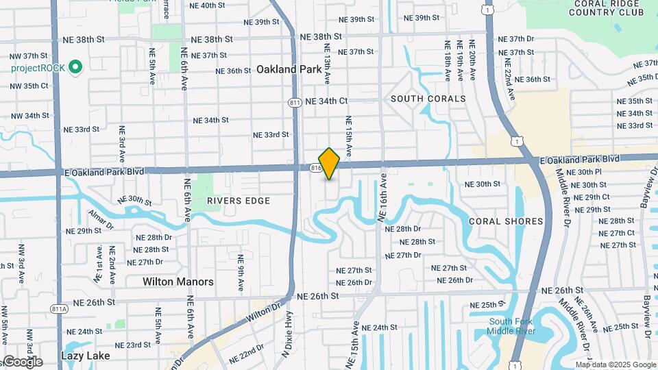 3060 NE 13th Ave Map and Location Details