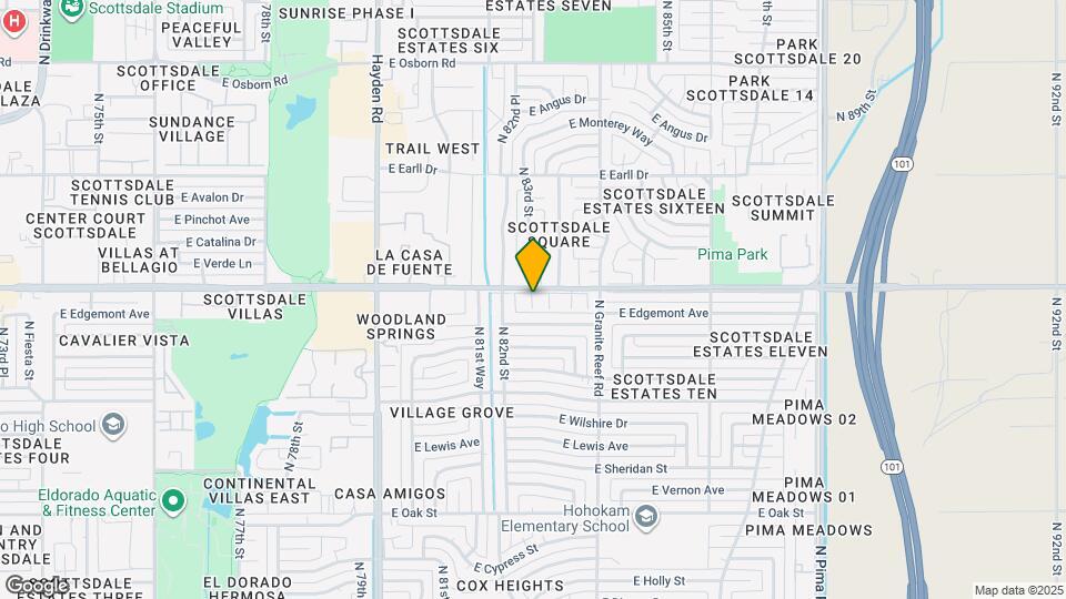 8249 E Thomas Rd Map and Location Details