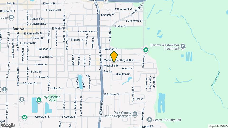 1740 Magnolia St Map and Location Details