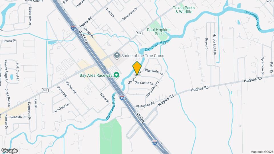 304 Old Bayou Dr Map and Location Details