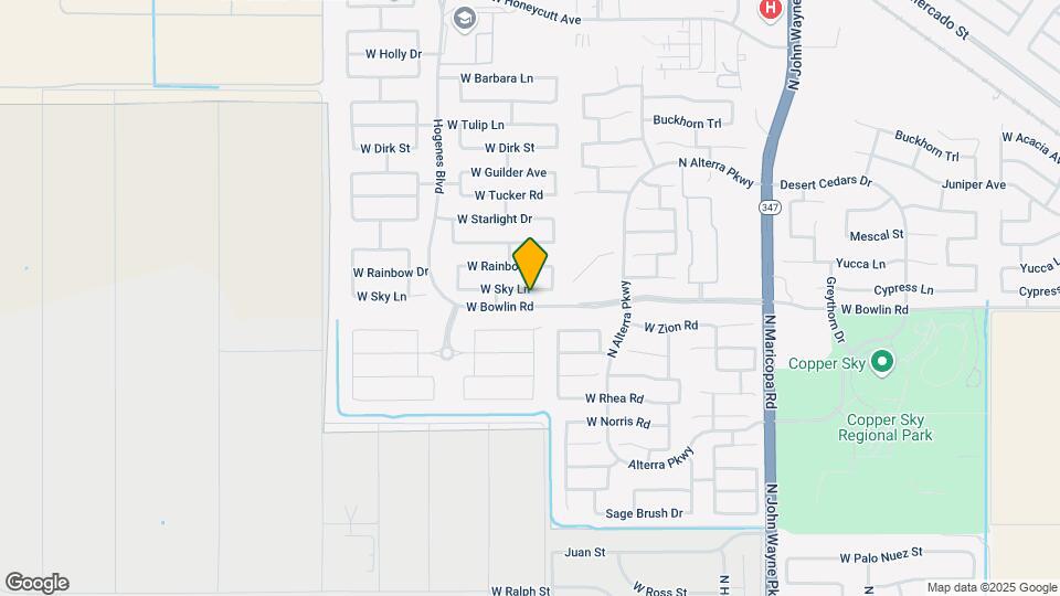 45553 W Sky Ln Map and Location Details