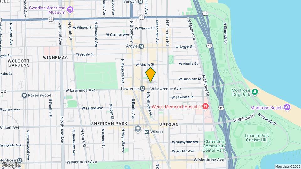4813 N Winthrop Ave Mapa y Detalles de la Ubicación