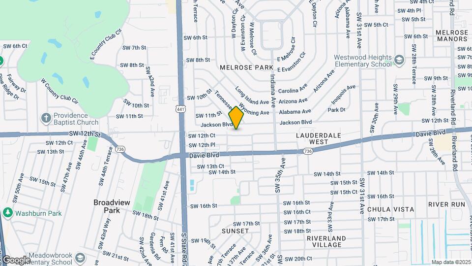 3633 SW 12th Ct Map and Location Details