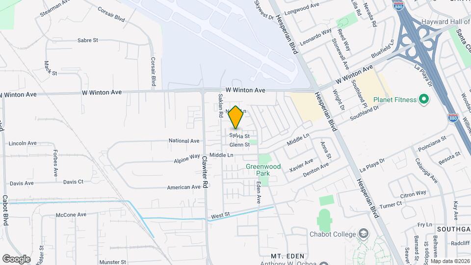 1591 Sylvia St Mapa y Detalles de la Ubicación