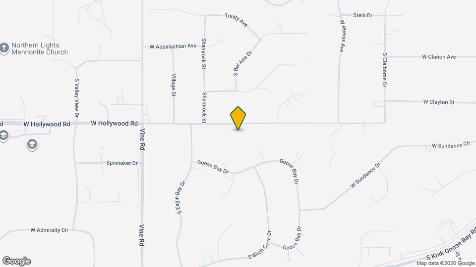 5660 W Hollywood Rd Map and Location Details