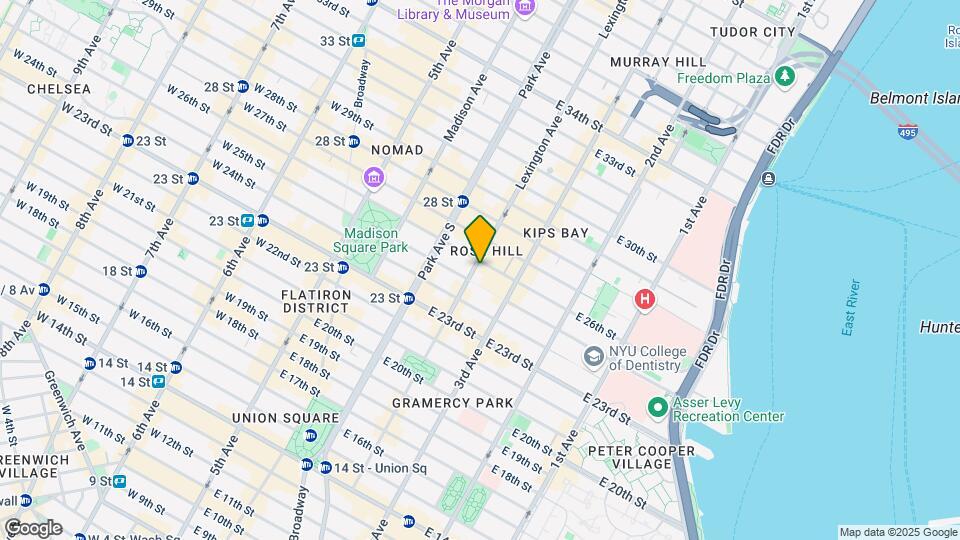 73 Lexington Ave Mapa y Detalles de la Ubicación