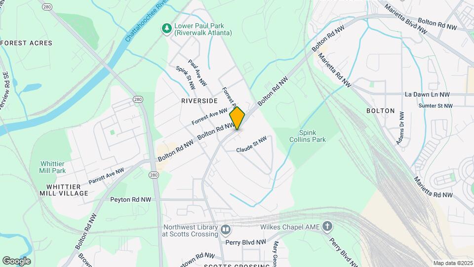 2461 Sycamore Rd NW Map and Location Details