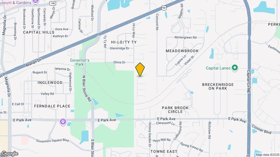 529 Forest Green Dr Map and Location Details