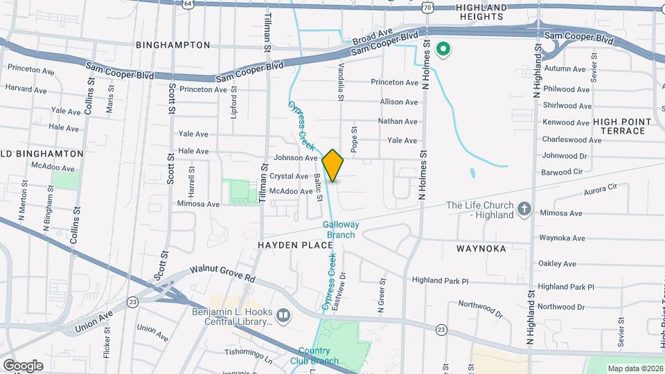 297 Eastview St Map and Location Details