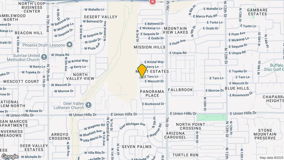 410 E Wescott Dr Map and Location Details