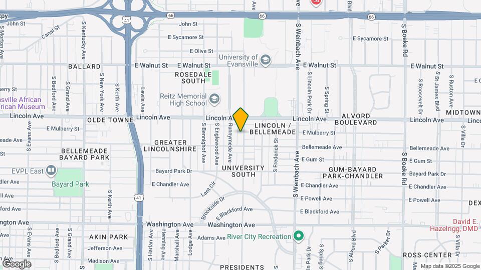 627 S Rotherwood Ave Map and Location Details