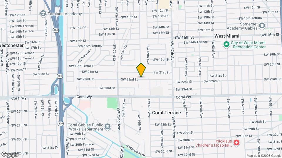 7023 SW 22nd St Map and Location Details