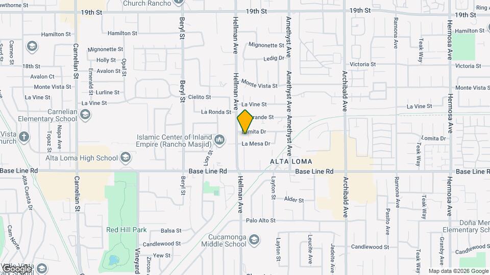 9333 Lomita Dr Mapa y Detalles de la Ubicación