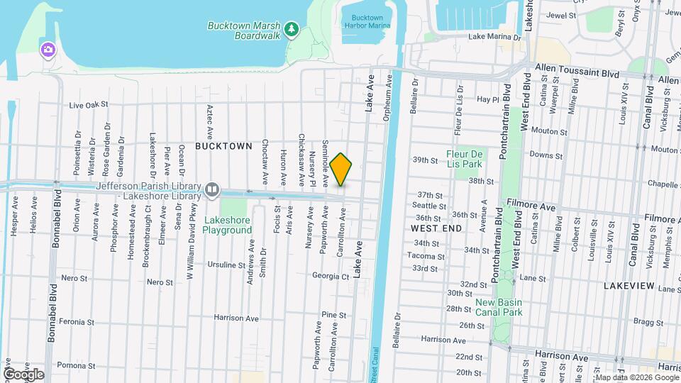 1444 Carrollton Ave, Unit 203 Map and Location Details