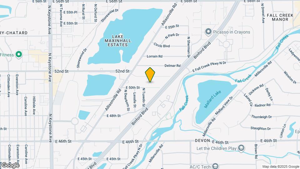 3426 E 50th St Map and Location Details