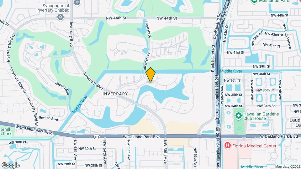 3680 Inverrary Dr, Unit 3h Map and Location Details