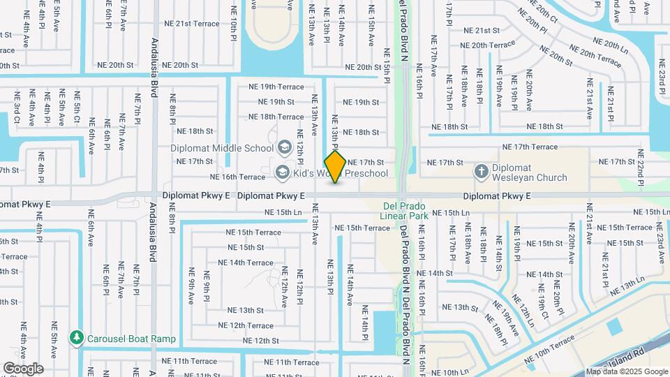 1321 Diplomat Pkwy E Map and Location Details