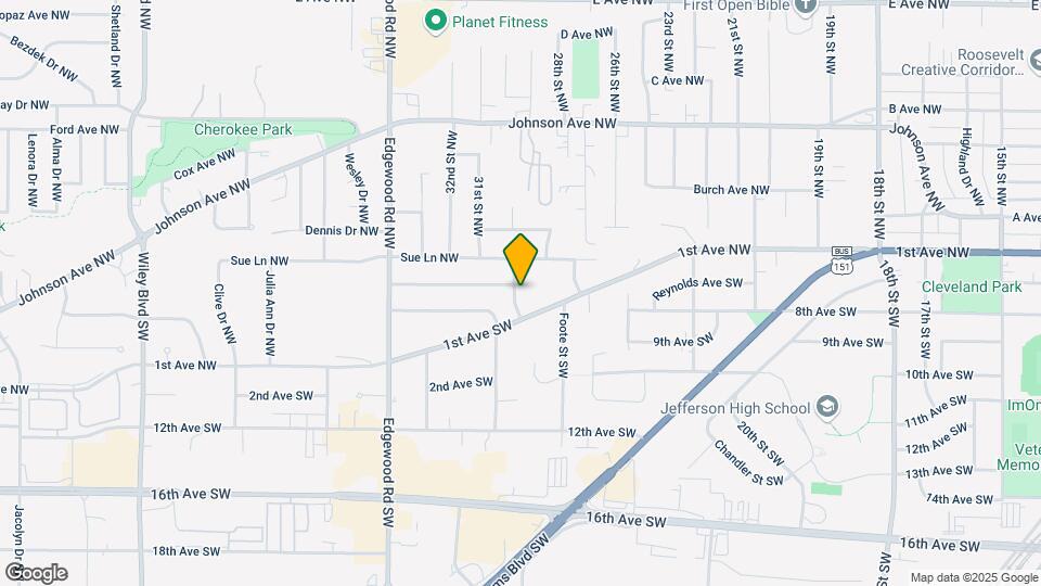 55 29th St NW Map and Location Details