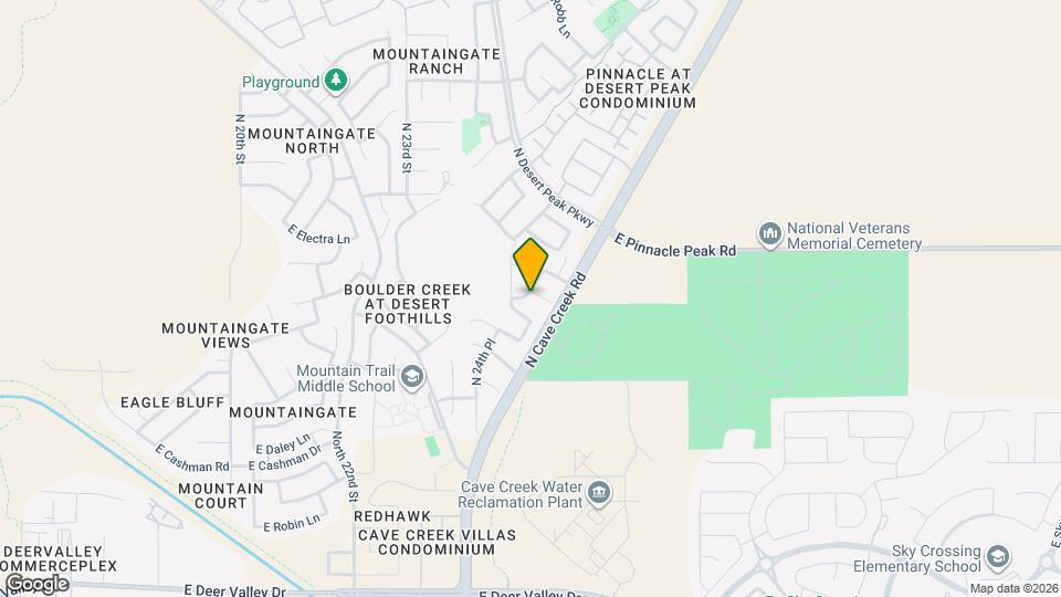 2523 E Parkside LN Map and Location Details