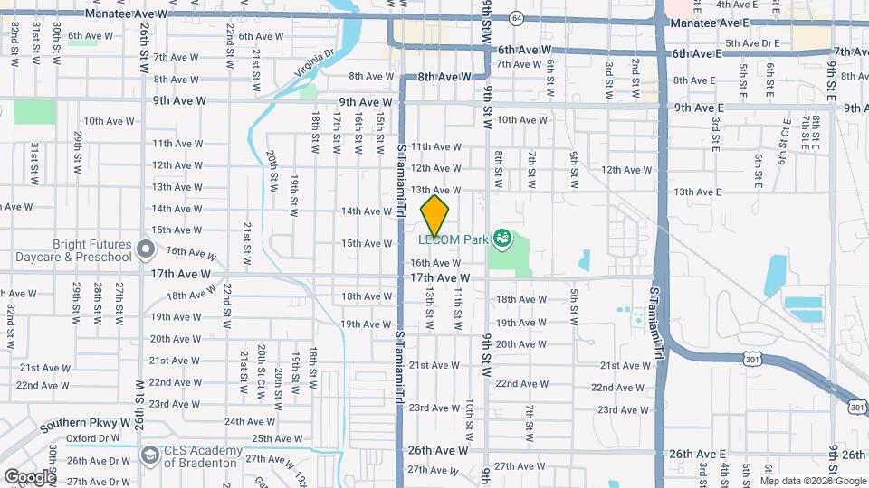 1501 13th St W Map and Location Details