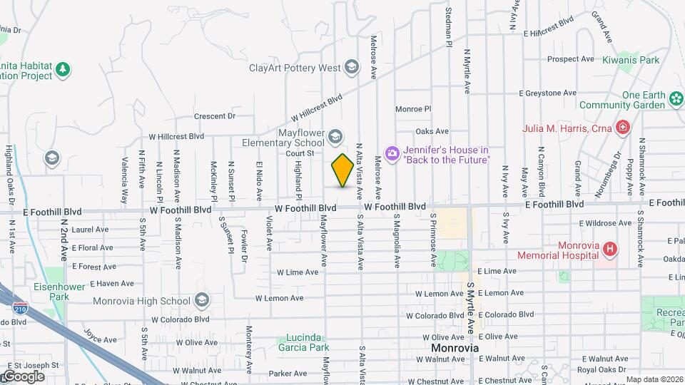 424 Concord Ave Map and Location Details