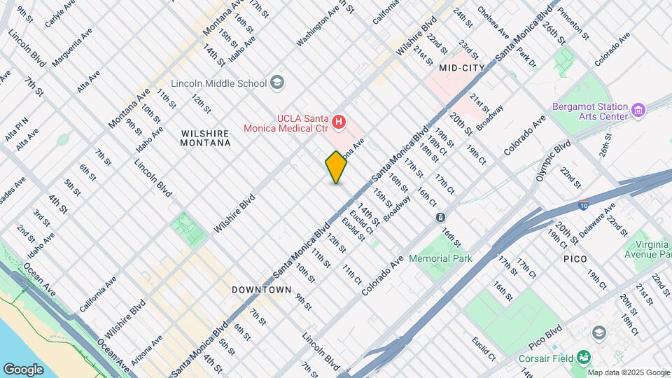 1328-1330 14th St Mapa y Detalles de la Ubicación