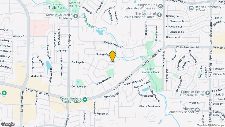 4103 Spring Meadow Ln Map and Location Details