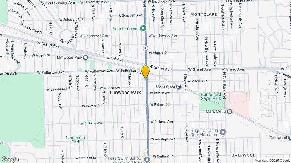 2312 N Harlem Ave Mapa y Detalles de la Ubicación