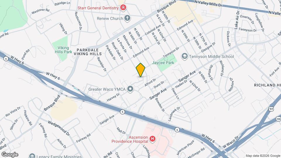 6707 Old Briarstown Dr Map and Location Details