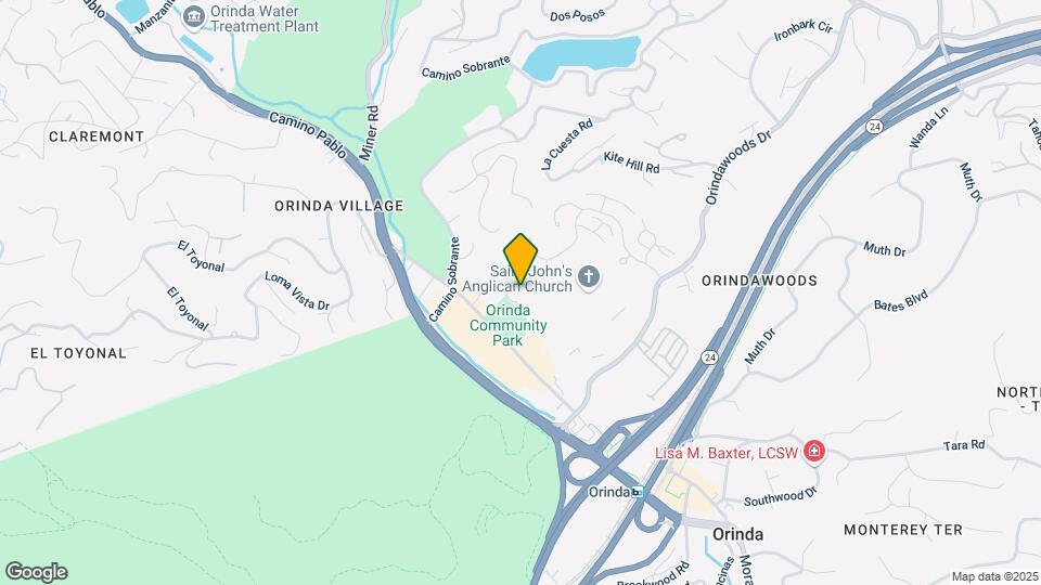 Orinda Senior Village Map and Location Details