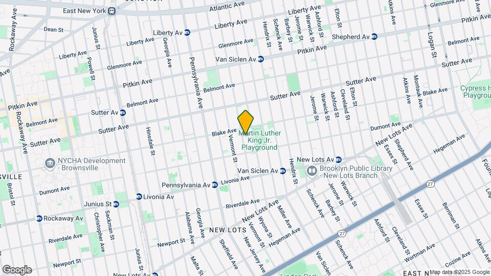 445 Wyona St Map and Location Details