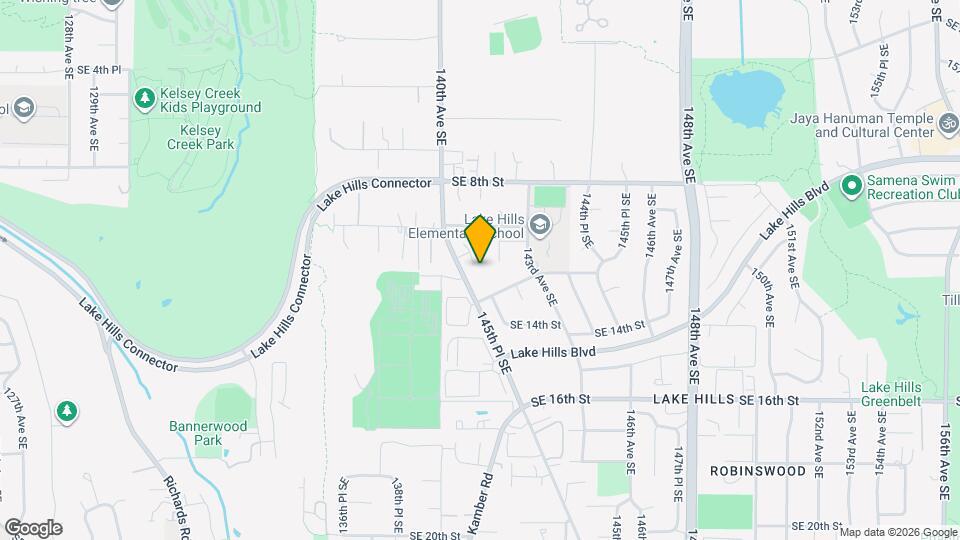 1158 140th Ave SE Mapa y Detalles de la Ubicación